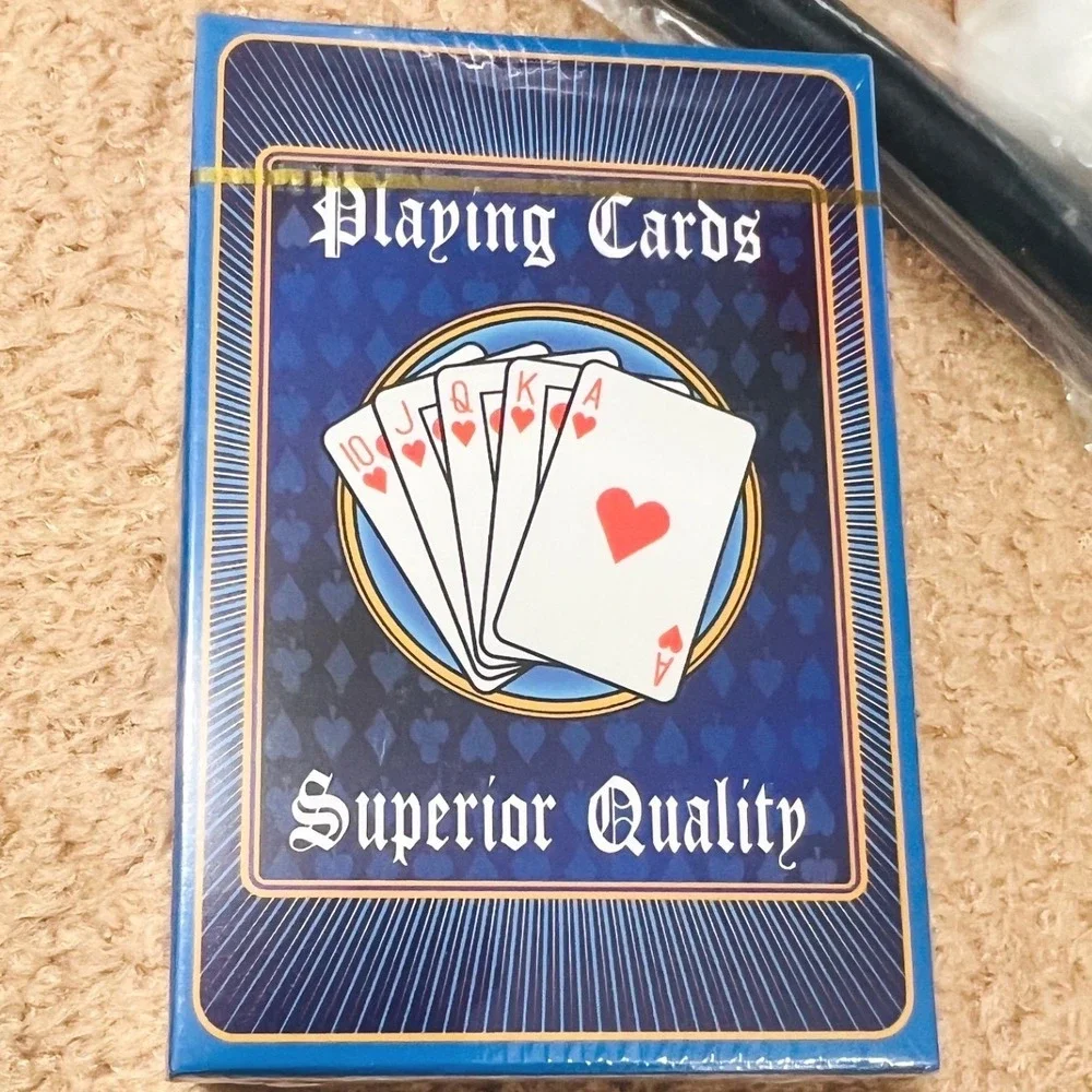 Blue Panda Magician Costume Set Cape Hat Wand Gloves Cards Black Red LJ-CHAPN